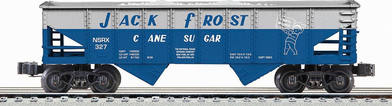 Lionel K-Line 6-21607 O Gauge Jack Frost Hopper Car #327