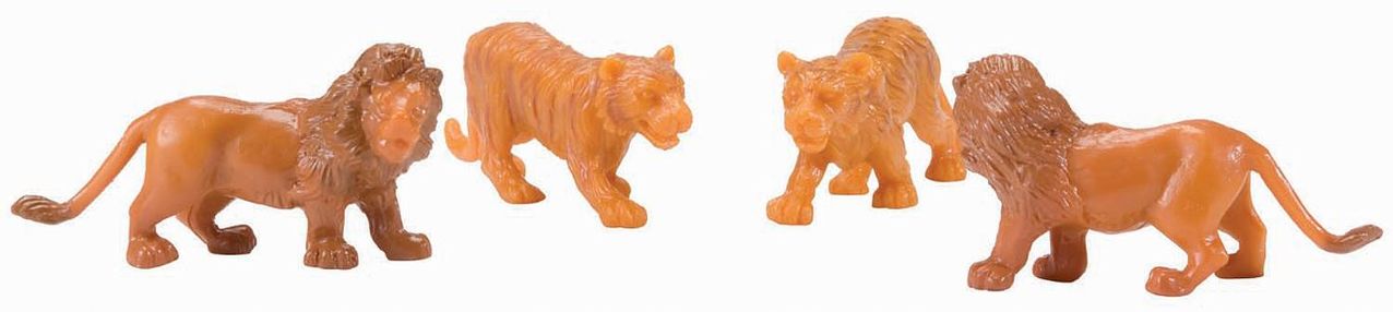 Lionel 6-21610 O K-Line Circus Animals Lions & Tigers (Set of 4)