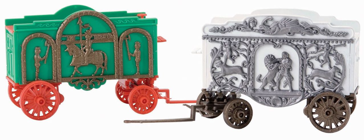 Lionel 6-22346 O Knight & Animal Tableau Circus Wagons (Pack of 2)