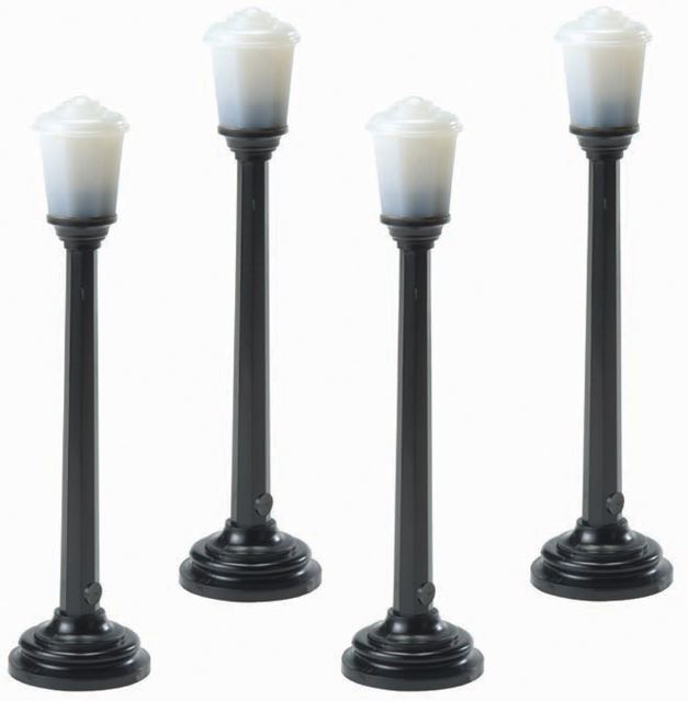 K-Line 6-22352 O By Lionel Illuminated Lamp Posts (Pack of 4)