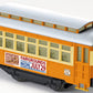 Lionel 6-21649 O City Traction Co. Trolley w/ Ringling Bros. Banner Add-On Pack