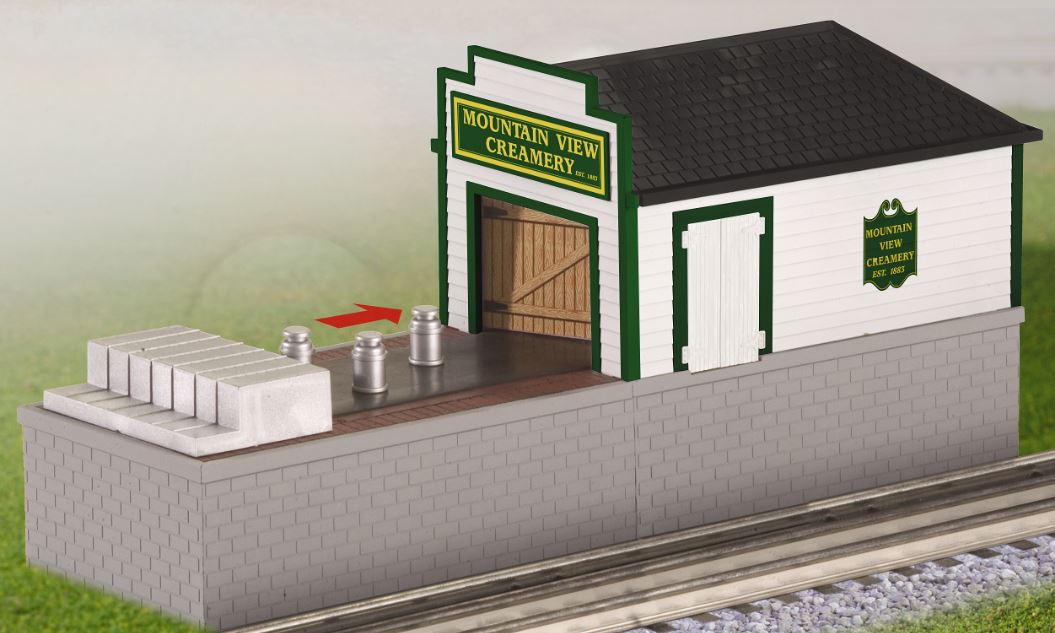 Lionel K-Line 6-21675 O Gauge Mountain View Creamery Loading Depot