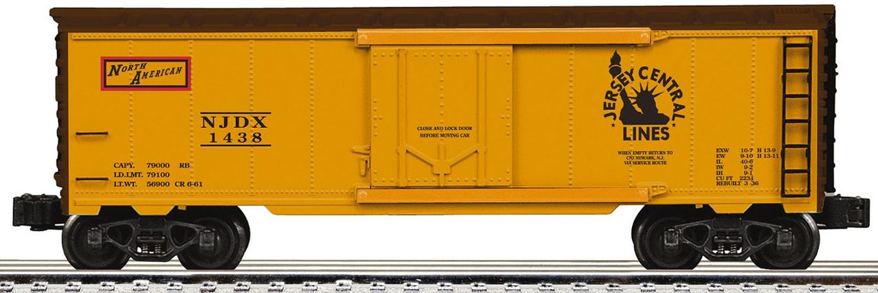 Lionel 6-21628 O Gauge Central of New Jersey Steel-Sided Refrigerator Car #1438