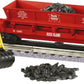 Lionel 6-21664 O Rock Island Operating Coal Dump Car with Vehicle
