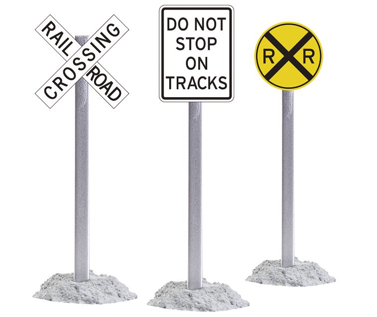 Lionel 6-21738 O Railroad Crossing Sign Pack (6)
