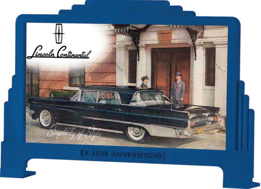 Lionel 6-22521 O 1959 Ford Billboard Set