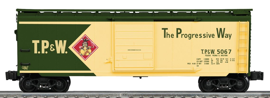 Lionel 6-22527 O Toledo, Peoria & Western Boxcar #5067