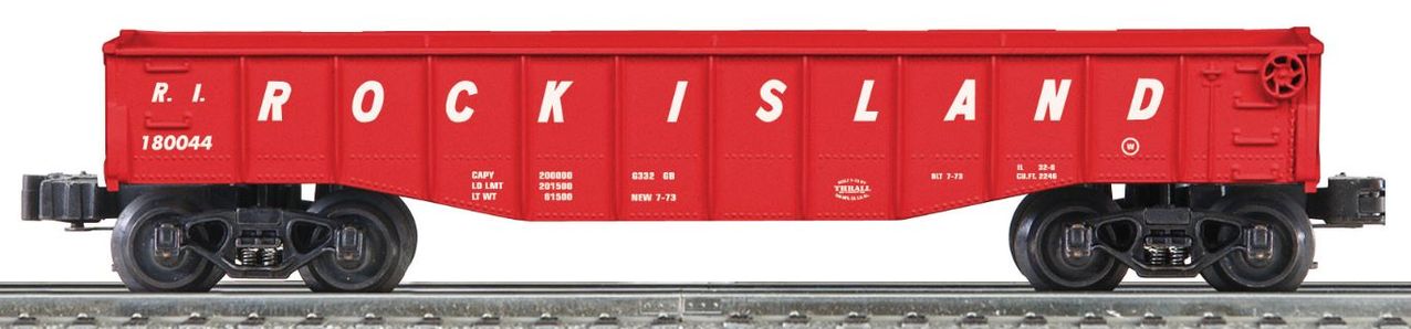 Lionel 6-22647 O Rock Island Gondola #180044