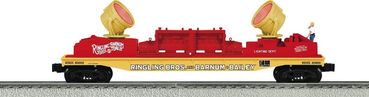 Lionel 6-22635 O Ringling Bros. Dual Operating Searchlight w/ Generators #63002