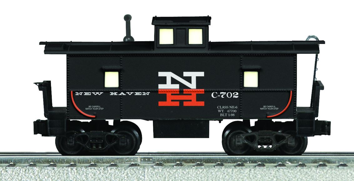 Lionel 6-22663 O New Haven Illuminated Caboose Car #702