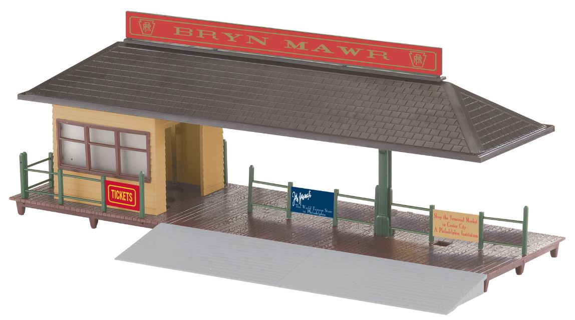 Lionel 6-22623 O Pennsylvania Commuter Train Station W/Station Stickers