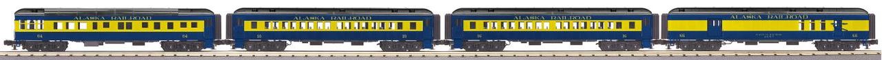 MTH 30-69227 O Alaska 60' Madison Heavyweight Passenger Car Set (Set of 4)