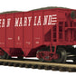MTH 20-97336 O Western Maryland 2-Bay Fish Belly Hopper Car