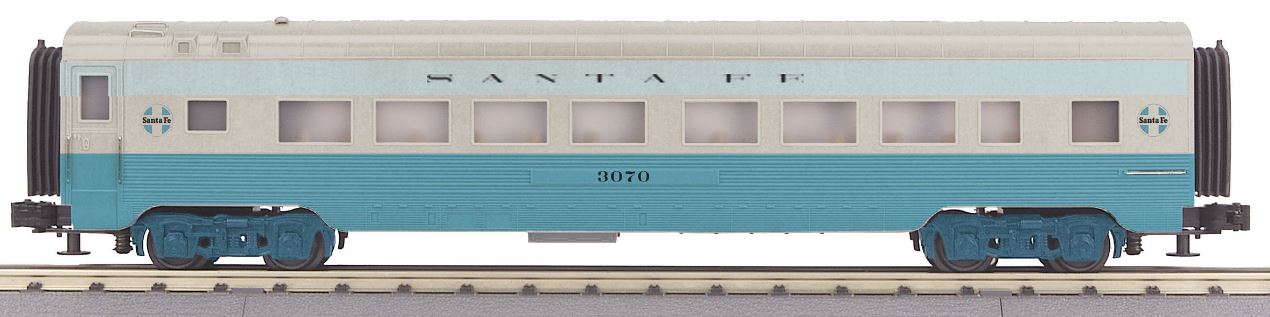 MTH 30-67873 O Santa Fe 60' Streamlined ABS Coach Car #2888