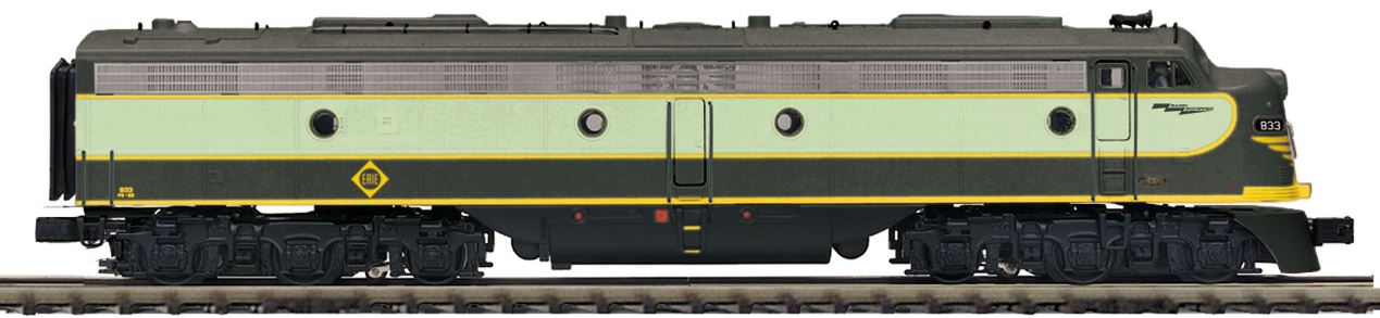 MTH 20-20615-1 Erie E-8 A Unit Diesel Engine w/P-S 3.0 #833 (Hi-Rail)