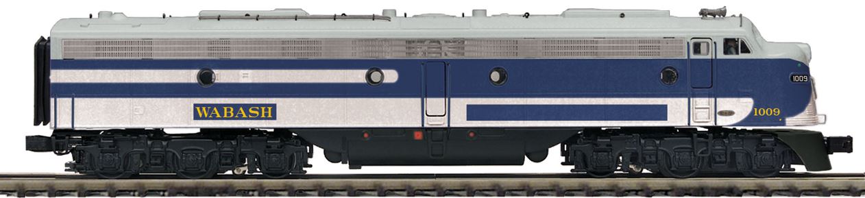 MTH 20-20617-1 Wabash E-8 A Unit Diesel Engine w/P-S 3.0 #1009 (Hi-Rail)