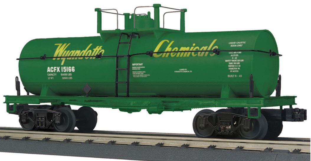 MTH 30-73467 Wyandotte Chemicals Tank Car #15166