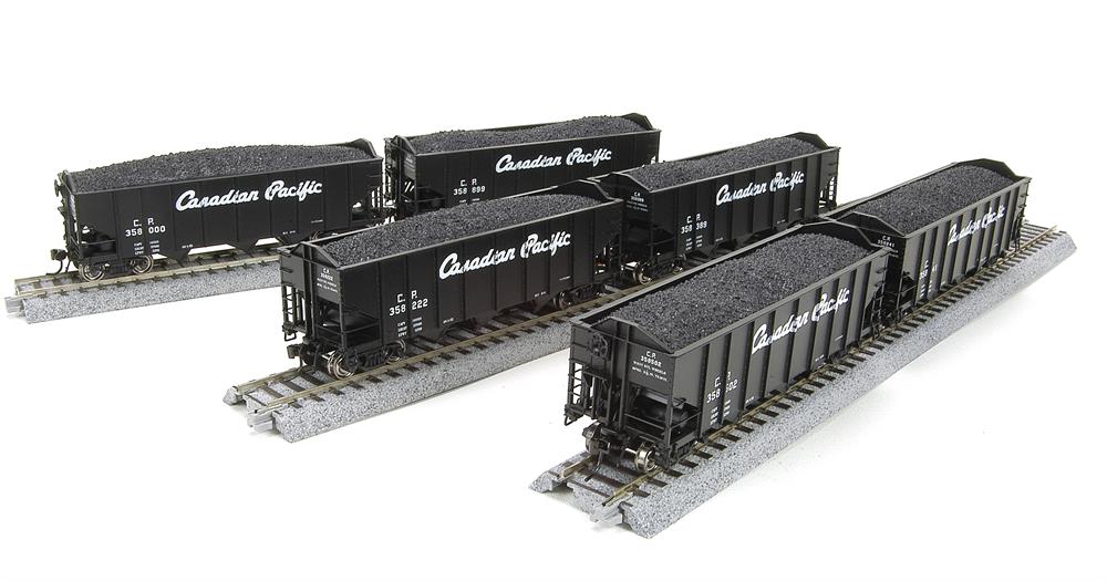 Broadway Limited 4453 HO Canadian Pacific 3-bay 6-pack Hopper Car
