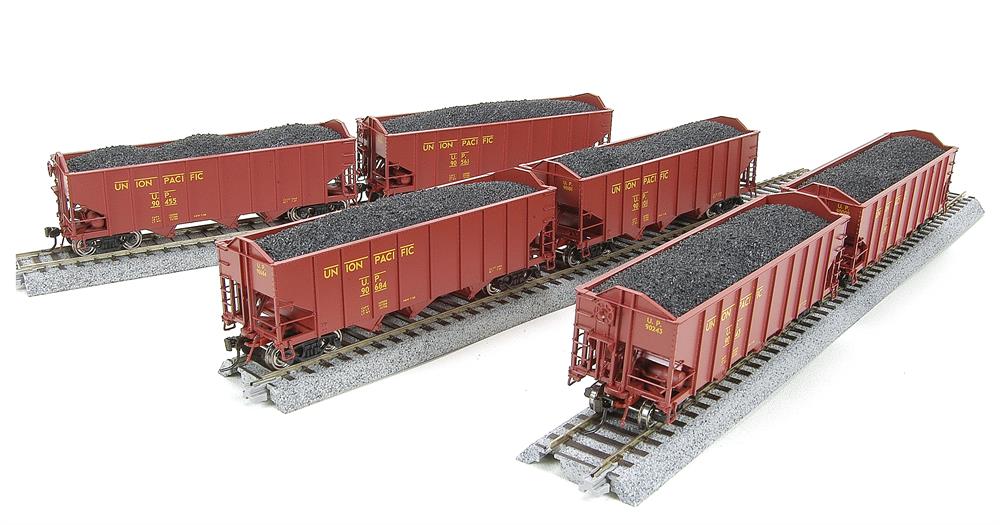 Broadway Limited 4457 HO UP 3-bay 6-pack Hopper Car