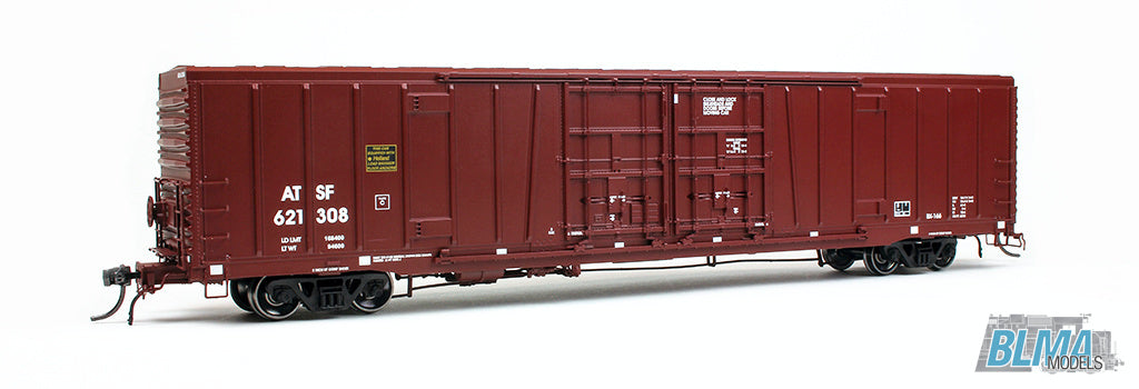 BLMA Models 53009 HO Atchison, Topeka and Santa Fe 60' DD Boxcar #621527