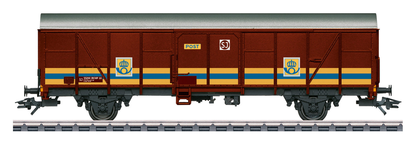 Marklin 47365 HO DV 30 F of the Royal Post Office SJ Covered Wagon