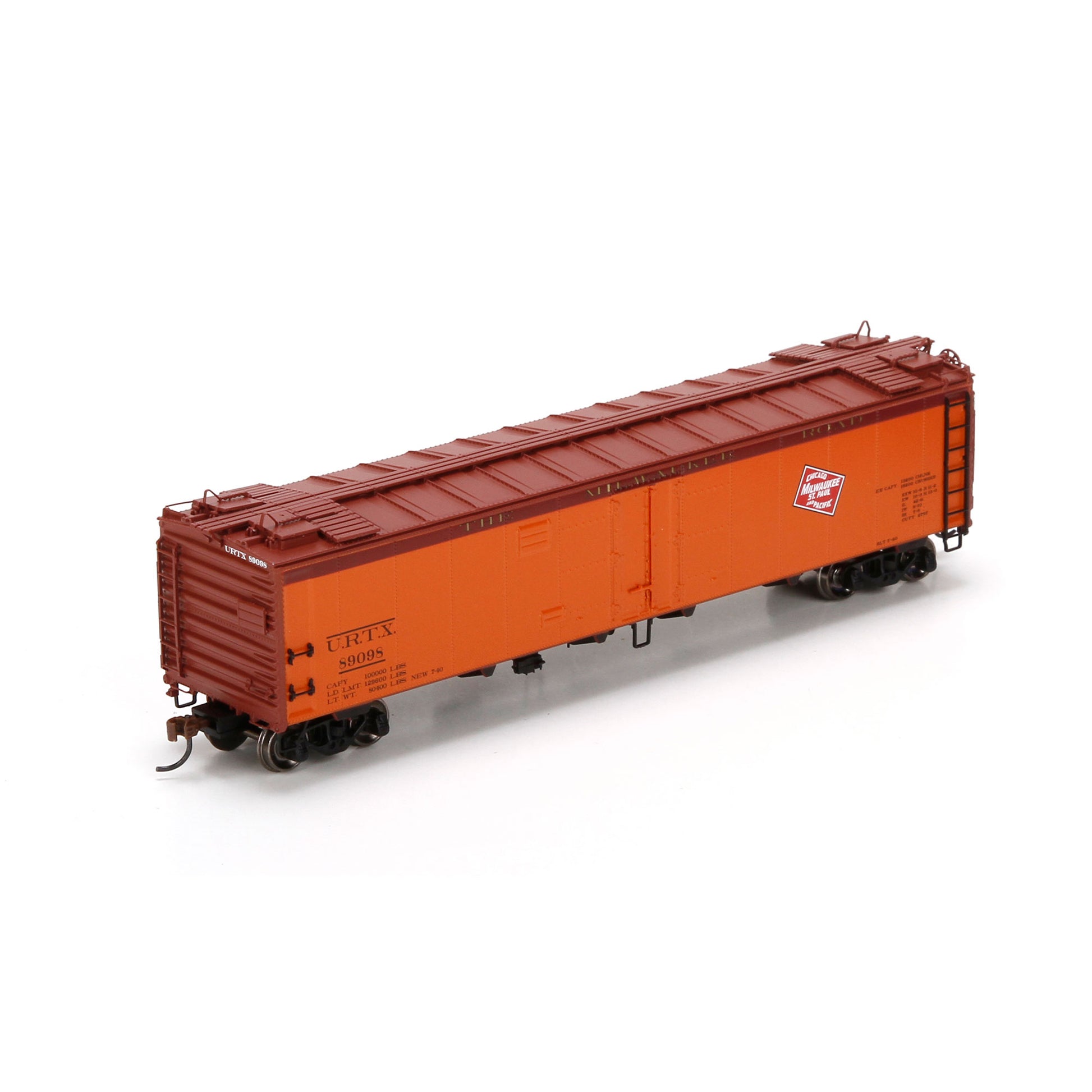 Athearn 94875 HO Milwaukee Road 50' Ice Reefer #89098