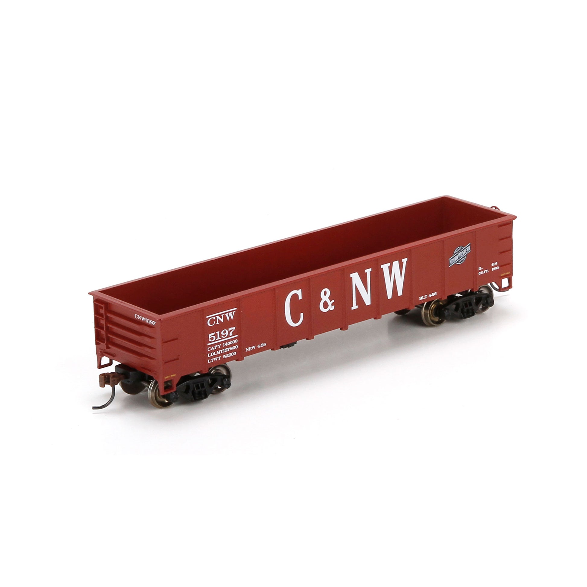 Roundhouse 87836 HO Chicago & North Western 40' Gondola #5197