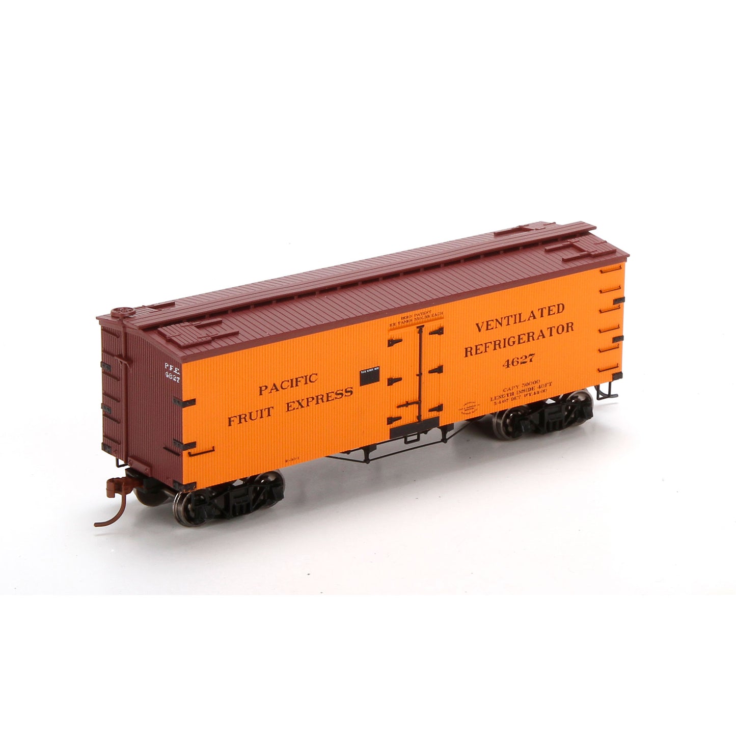 Roundhouse 85541 HO Pacific Fruit Express 36'''' Old Time Wood Reefer # 4627
