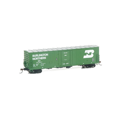 Athearn 74946 HO Burlington Northern 50' Youngstown Door Box Car #747947