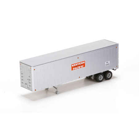 Athearn 72530 HO Western Pacific 40' Piggyback Trailer #290128