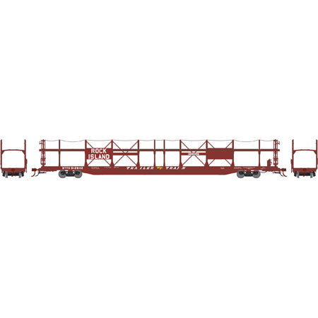 Athearn G69936 HO RI/BTTX F89-F Bi-Level Auto Rack #912842