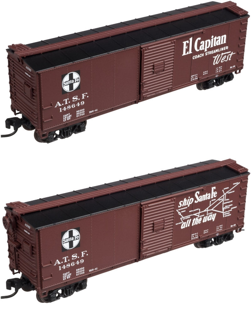 Atlas 50002330 N Santa Fe USRA Steel Rebuilt Box Car #148595