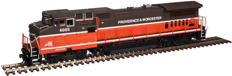 Atlas 10001817 HO Providence & Worcester GE DASH 8-40BW #4005