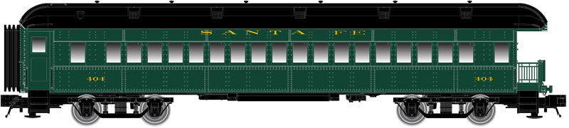 Atlas 2002753 O Santa Fe Trainman 60' Observation Car 2-Rail