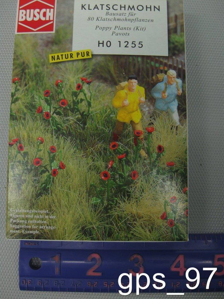 Busch 30207 Poppy Plants