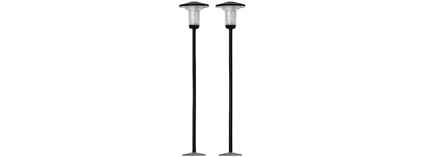 Busch 4144 HO Black Residential Park Lamps (Pack of 2)