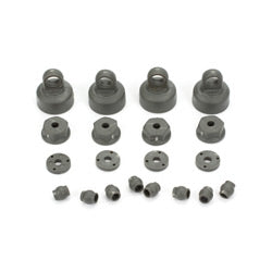 ECX 1037 Shock Cap, Piston, Pivot Ball Set: 1:10 2wd All