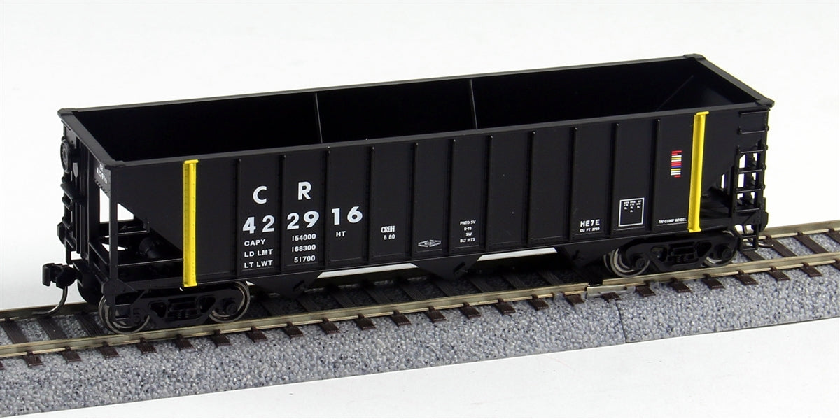 Bowser 41251 HO Conrail 70 Ton 12 Panel Hopper Car #457273
