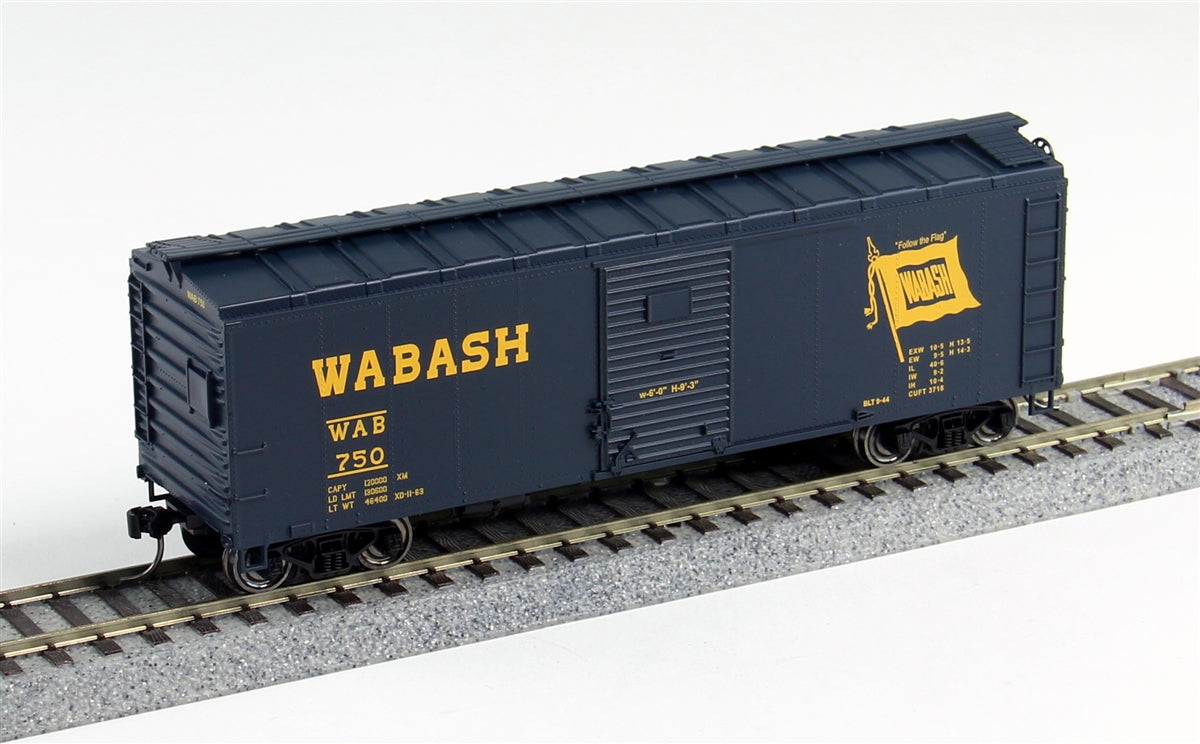 Bowser 41289 HO Wabash 40' Steel Side Box Car #752