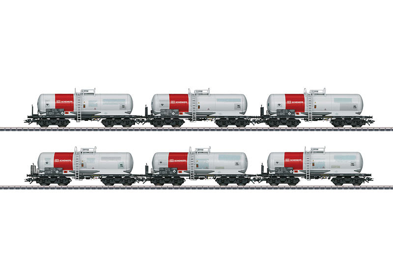 Marklin 46461 HO DB Schenker Tank Car Set (6)