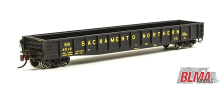 BLMA Models 14065 N Sacramento Northern ACF 70-Ton 52' Gondola #4519