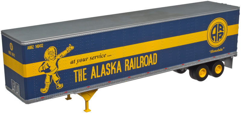 Atlas 3005307 O Alaska Railroad 45' Trailer with Refrigerated Unit