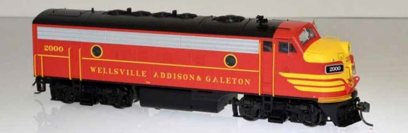 Bowser 24079 HO WAG EMD F7A Diesel Locomotive with DCC & LokSound #2000