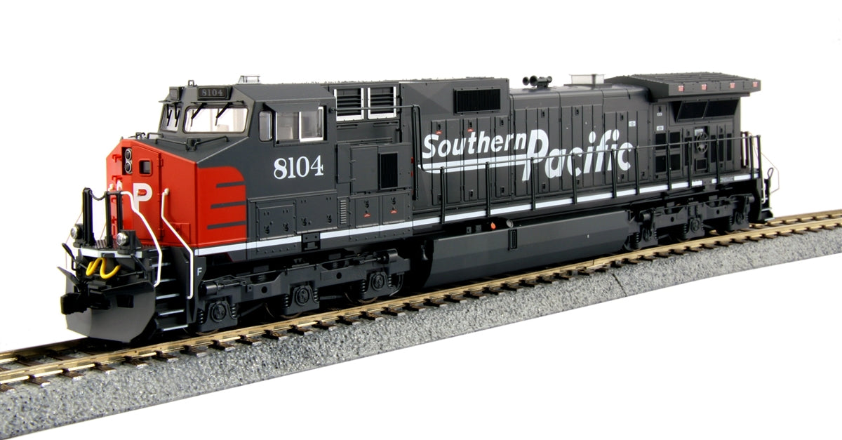 Kato 376630LS HO Southern Pacific GE C44-9W Diesel Locomotive Sound #8104 w/DCC