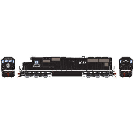 Athearn G69198 HO Illinois Central EMD SD70 Diesel Locomotive #1032