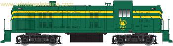 Atlas 10001964 HO New Jersey Alco RS3 Water-Cooled Exhaust w/Sound & DCC #1541
