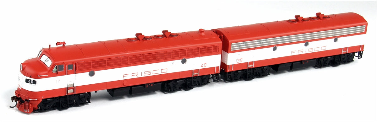 Athearn G22683 HO Frisco EMD FP7A/F7B Diesel Locomotive w/DCC & Sound #40A/#135B