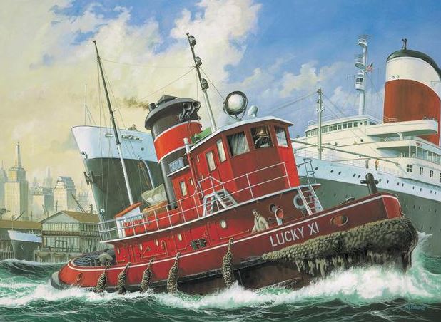 Revell of Germany 05207 1:108 Harbour Tug Boat Plastic Model Kit