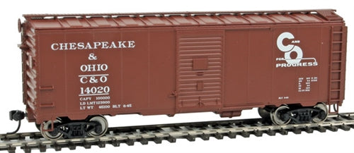 Walthers 910-1692 HO Chesapeake & Ohio 40' AAR 1944 Boxcar #14020