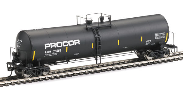 Walthers 920-100236 HO Procor 54' 23,000-Gallon Funnel-Flow Tank Car #75562